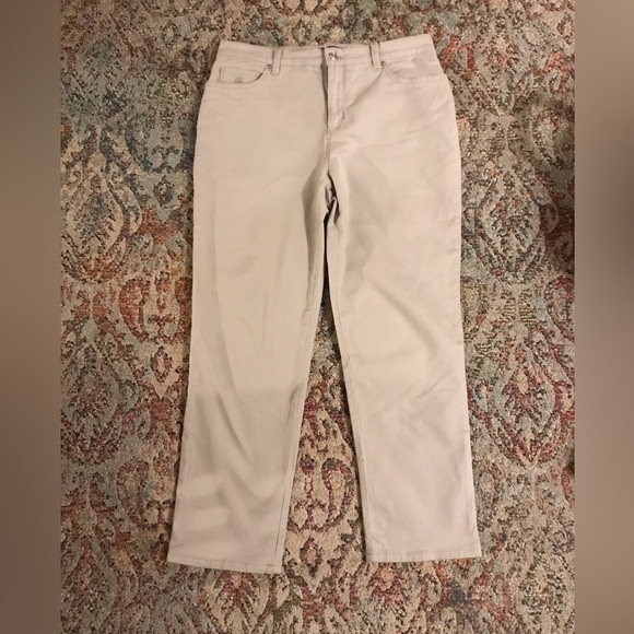 Gloria Vanderbilt Amanda Tan Denim Stretch Jeans Size 12 - Picture 1 of 8